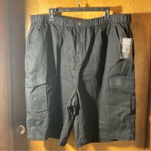 Classic Black Cargo Shorts for Men